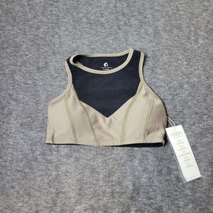 Ghost Flower  Women's Size XS Athletic Sport Bra  Black Mesh New